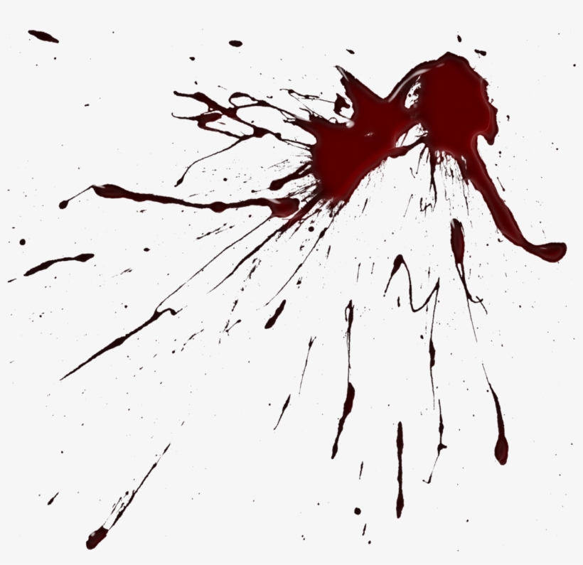 Blood Splatter Png Clipart Image - Blood Splatter Clipart Png, transparent png download