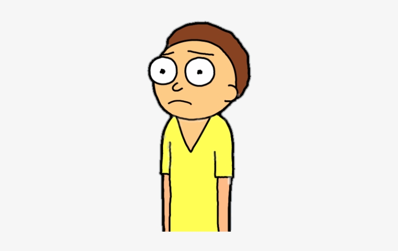 Pm083 V-neck Morty - Rick And Morty Hawaii, transparent png download