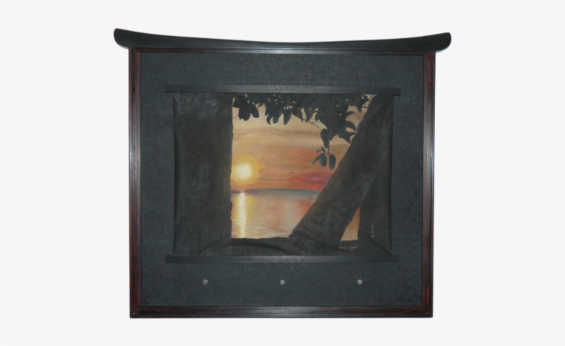 Watercolor Painting Of A Tropical Sunset In Fiji, Brilliant - Watercolor Painting, transparent png download