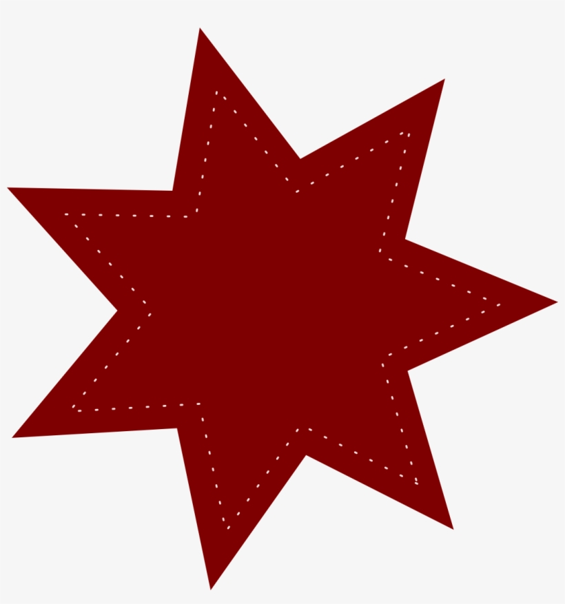 Vintage Star Png Banner Black And White - Cowboy Star Png, transparent png download