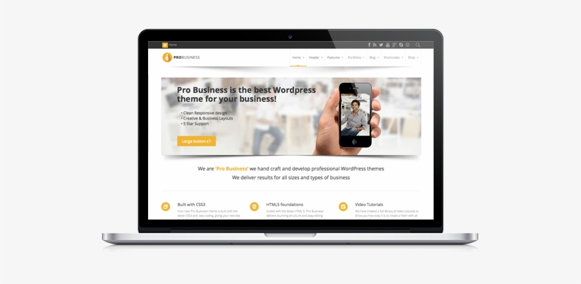 Creativeslide1-laptop - Website, transparent png download