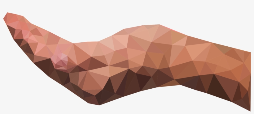 This Free Icons Png Design Of Low Poly Cupping Hand, transparent png download