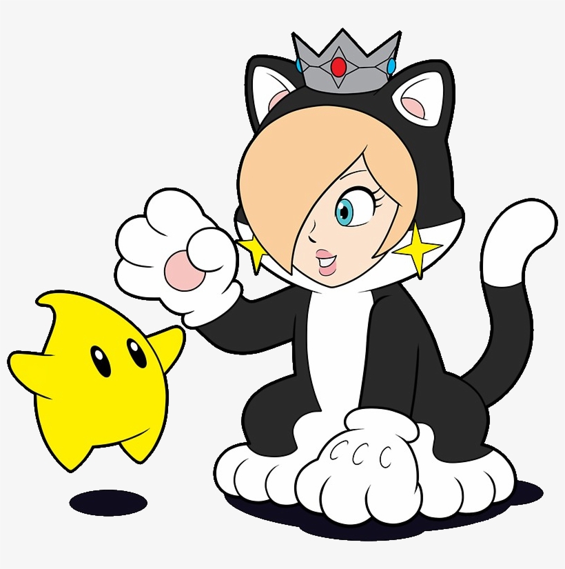 Cat Rosalina- Gentle As A Kitten - Rosalina, transparent png download
