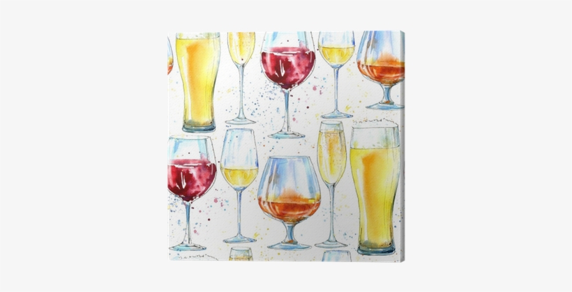 Painting Of A Alcohol Drink And Splash - Glass Of Cognac Illustration, transparent png download