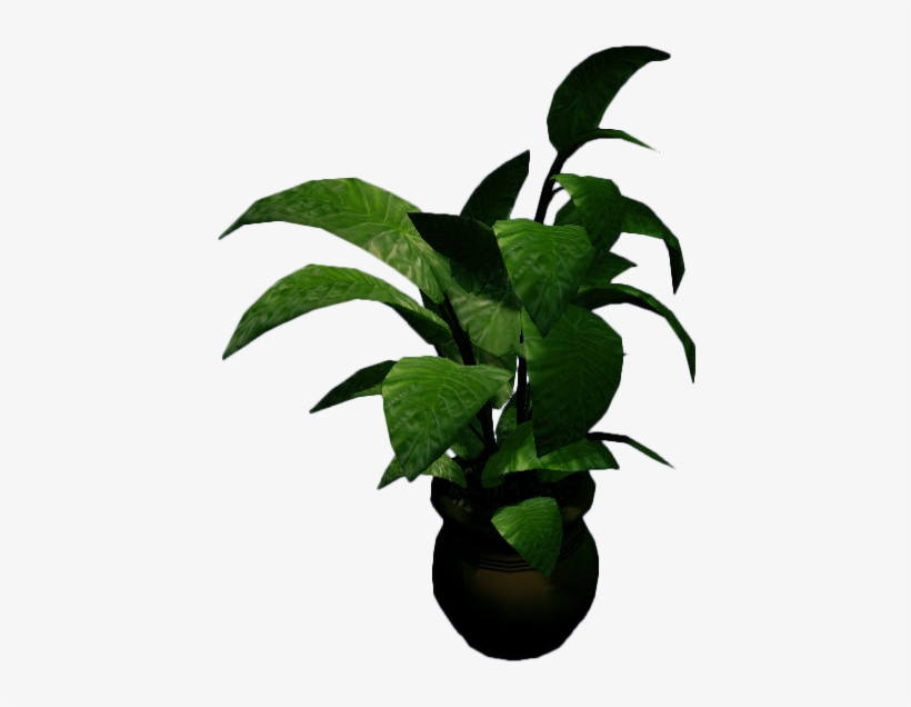 Dead Rising Large Potted Plant - Big Plant Pot Png, transparent png download