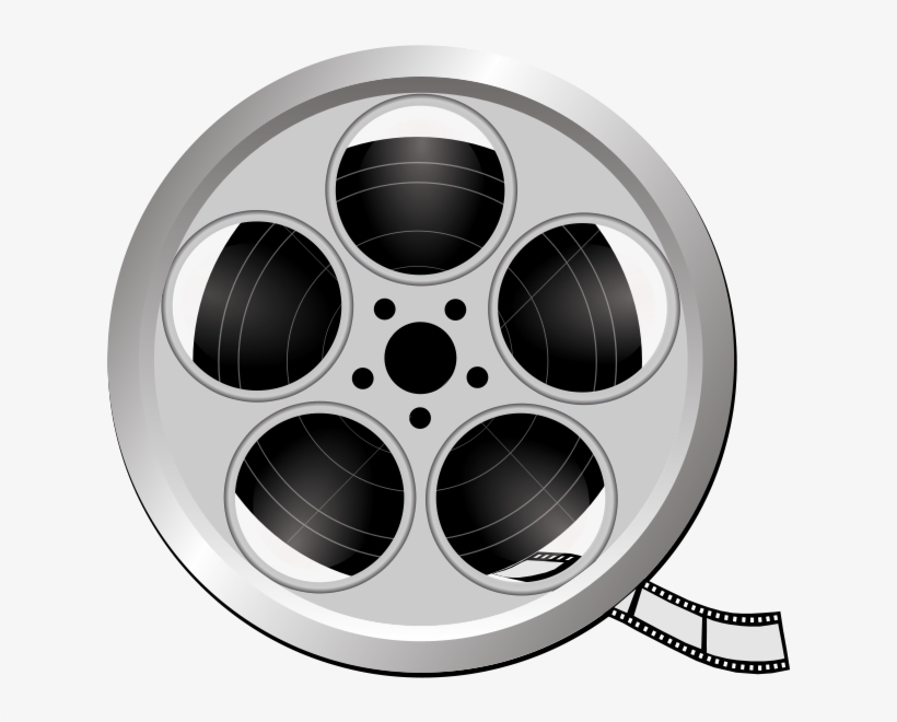 Movie Reel Clip Art Png Banner Transparent Library - Transparent