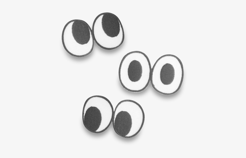 Embroidered Googly Eyes - Circle, transparent png download