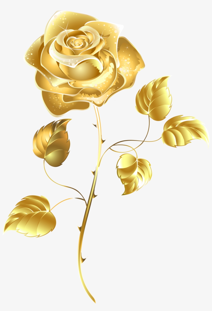 Beautiful Gold Rose Png Clip Art Image - Iphone 6/6s Tough Case, transparent png download