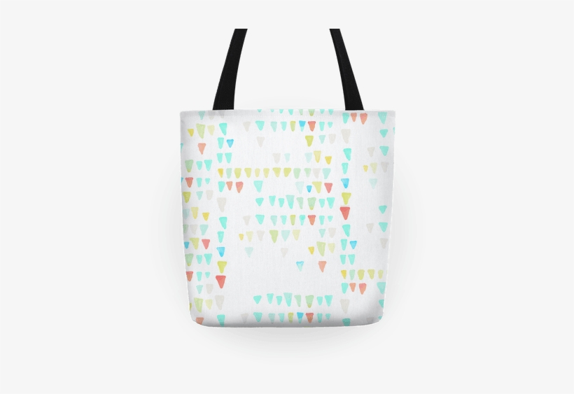 Watercolor Triangles Tote - Watercolor Triangles Tote Bag: Funny Tote Bag Estival,, transparent png download