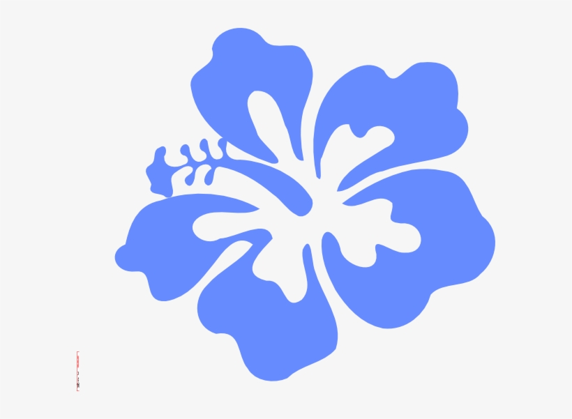 Set Of Watercolor Bouquets With Light Blue And Pink - Hibiscus Clip Art, transparent png download