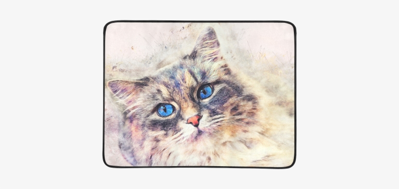 Cat Beach Mat - Tabby Cat, transparent png download