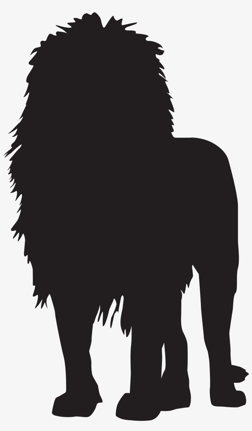 Png Transparent Clip Art Image Gallery View - Lion Silhouettes, transparent png download