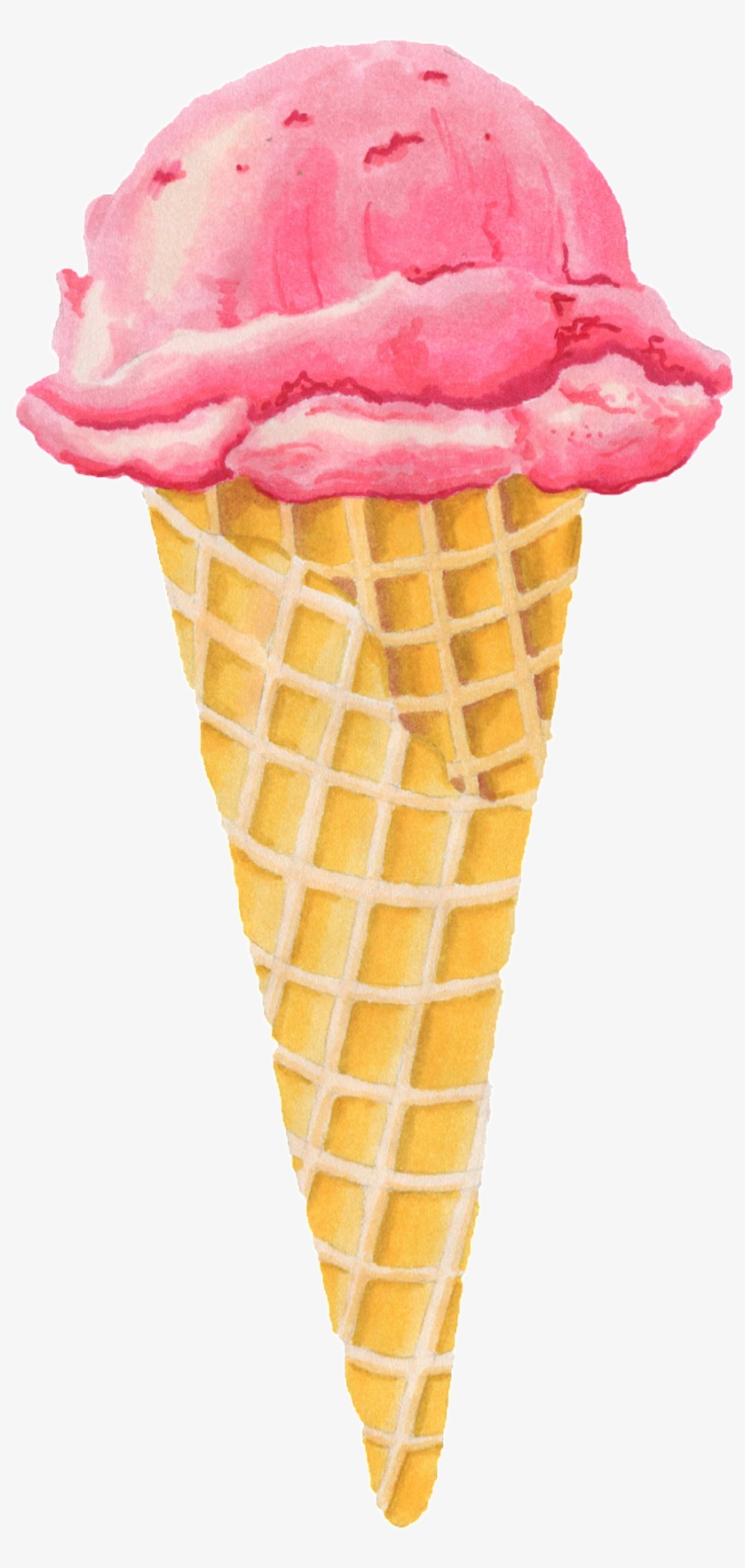 Sie Sind Der Coolste Rosa Eiscreme-kegel Postkarte, transparent png download
