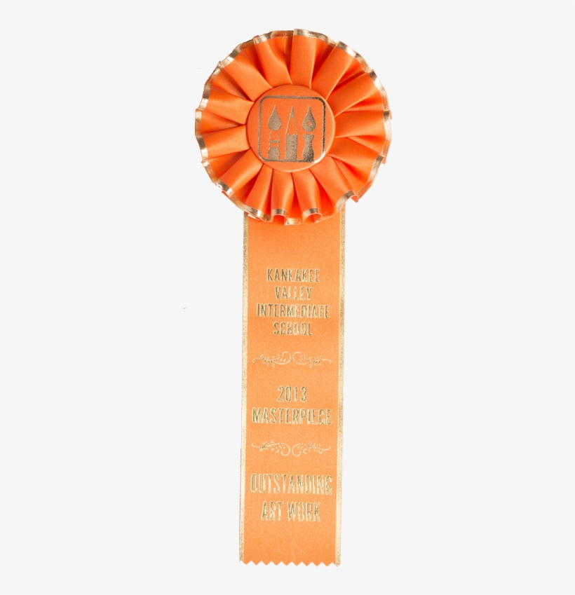 116 Gold Edge Award Rosetterosettesrs Ge116 817 - Trophy, transparent png download
