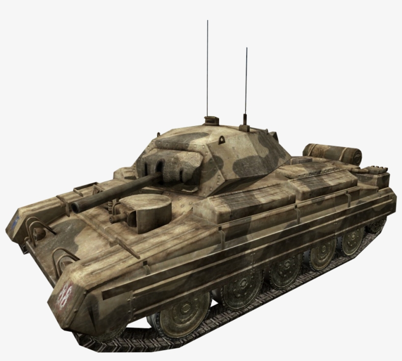 Tank Png Image, Armored Tank - Call Of Duty 2 Crusader, transparent png download