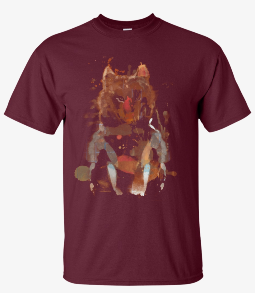 Little Foxy Watercolor T-shirt - East Urban Home Frederic Levy-hadida 'watercolor Foxy', transparent png download