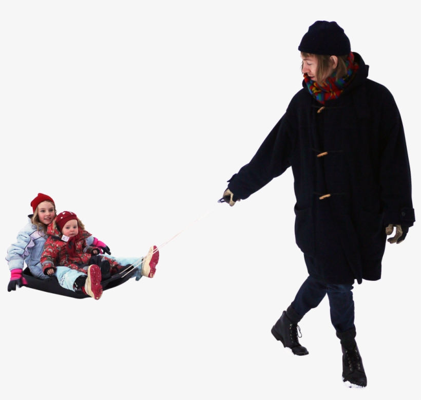 Winter People Cut Out, transparent png download