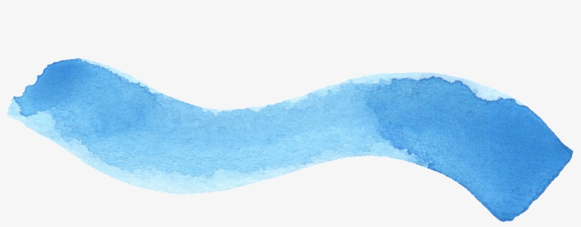 Png File Size - Watercolor Brush Wave Png, transparent png download