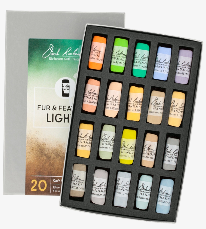 Richeson Soft Handrolled Pastels Set Of - Richeson Soft Handrolled Pastels Set Of 20 - Color:, transparent png download