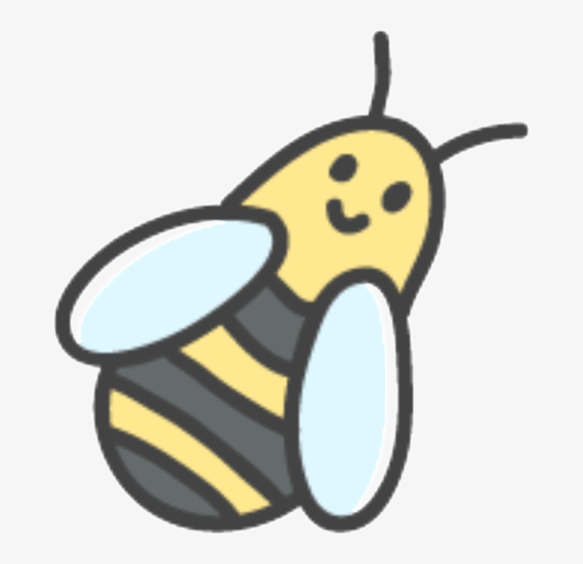 A Smiling Cartoon Bee Vector - Euclidean Vector, transparent png download