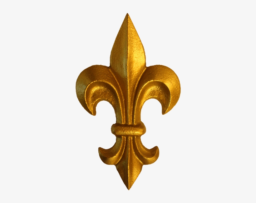 Fleur De Lis Paperweight - Brass, transparent png download
