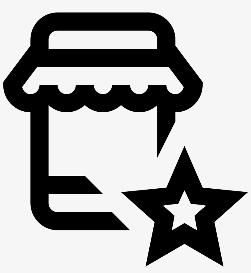 Mobile Shop Star Icon - Vector Graphics, transparent png download