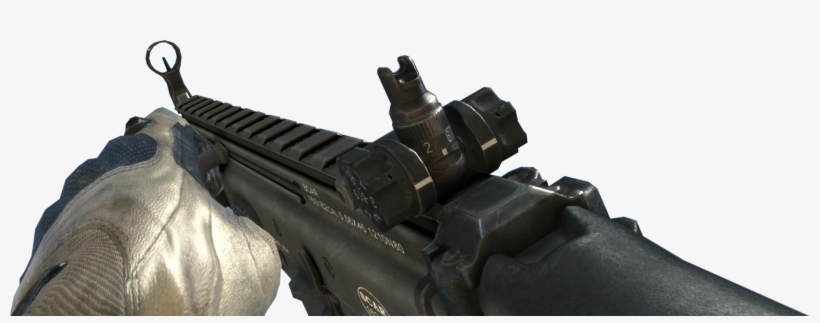 Scar-l Cocking Mw3 - Call Of Duty Mw3 Scar L, transparent png download