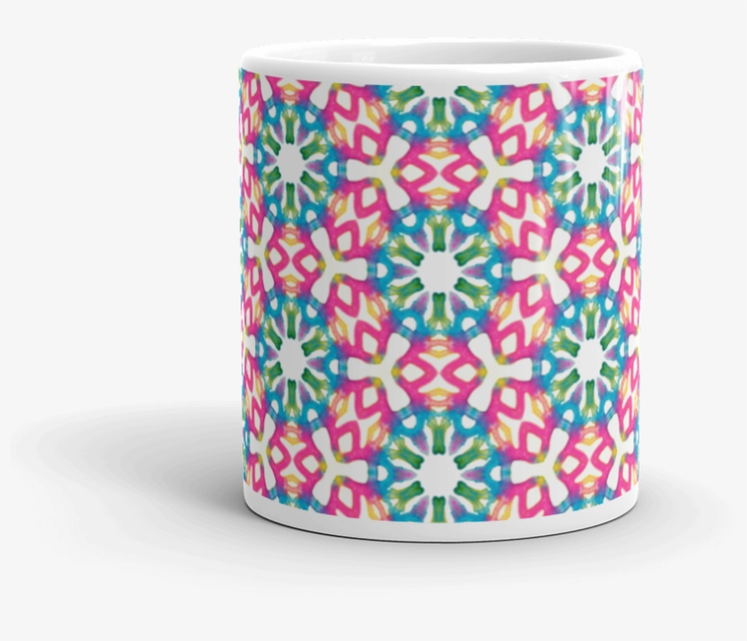 Hippy Watercolor Mug Made In The Usa By Leah Quinn - Mug, transparent png download
