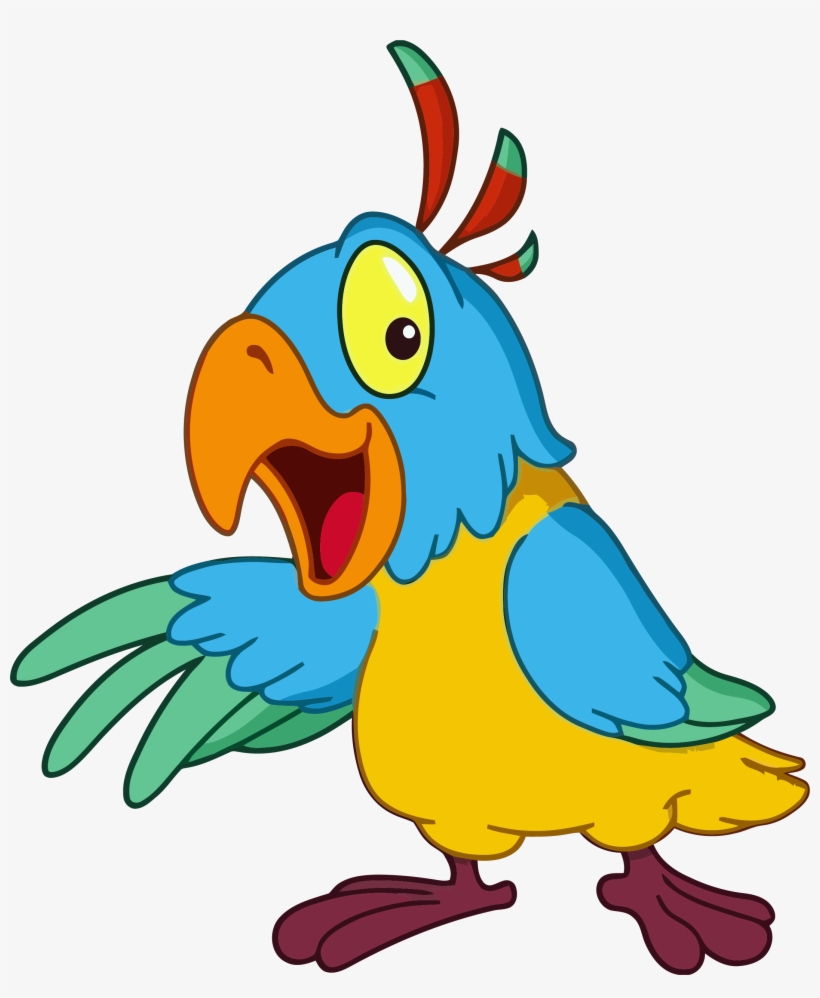 Clip Art Black And White Stock Parrot Png Clipartly - El Loro De Las Americas, transparent png download