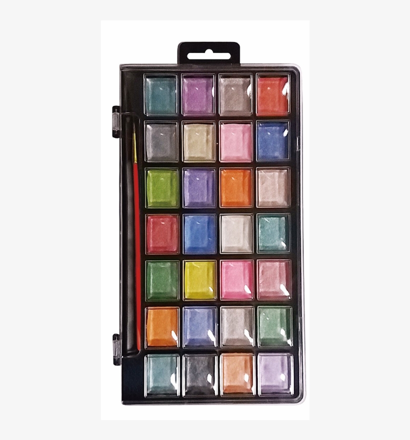 Aac28pc Metallic Watercolor Cake - Eye Shadow, transparent png download