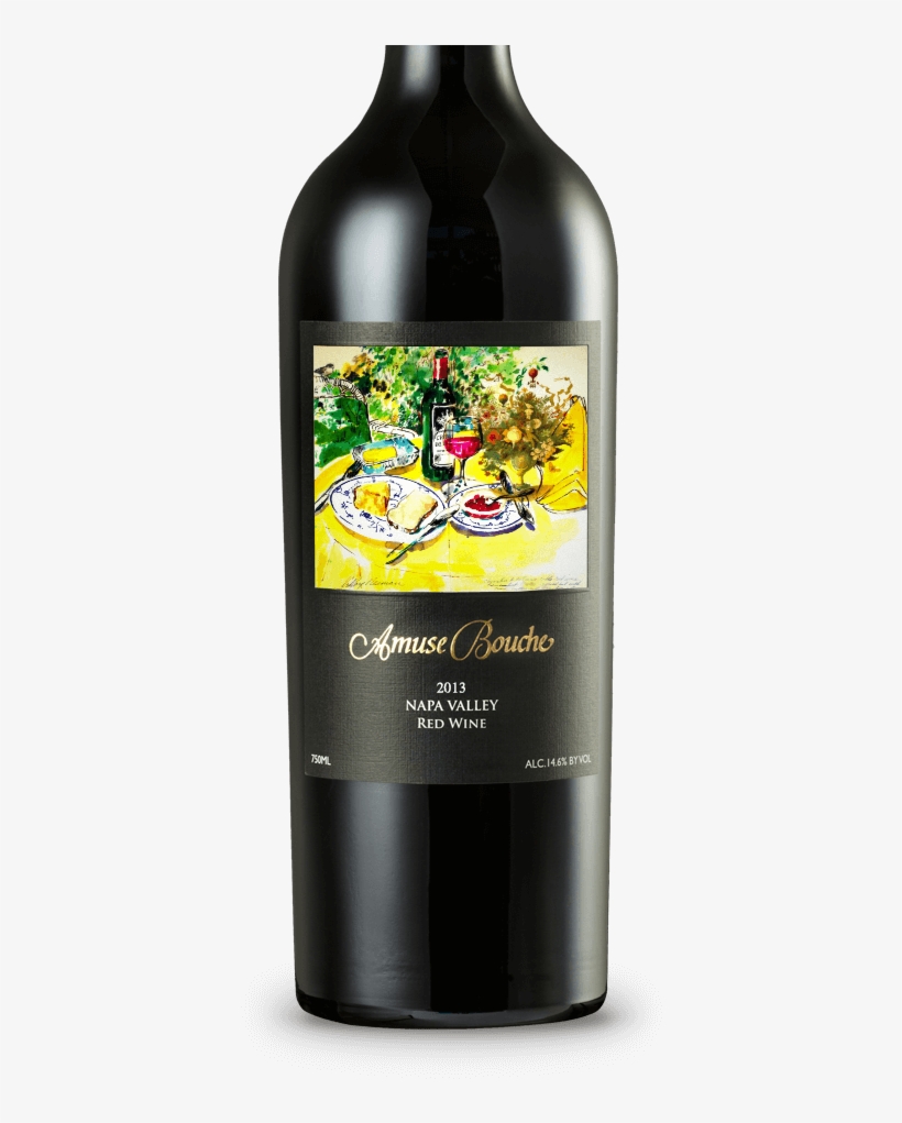 2013 Amuse Bouche Napa Valley Red Blend - 2013 Amuse Bouche Red Wine, transparent png download