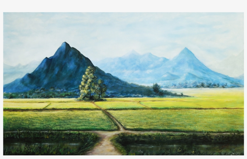 Paddyfield - Canvas, transparent png download