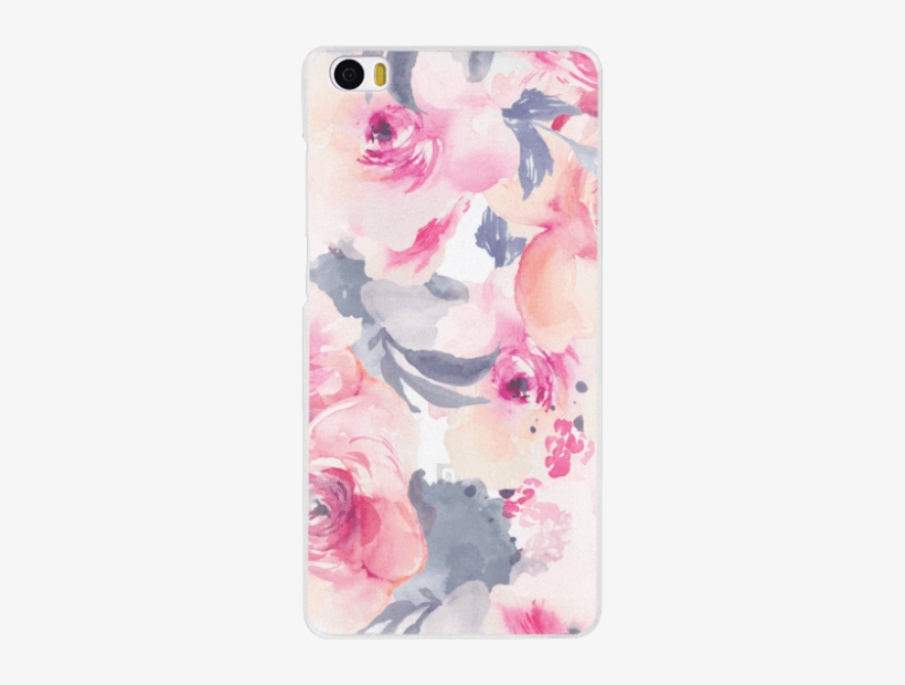 Midnight Burgundy Watercolor Flower Iphone Case - Iphone, transparent png download