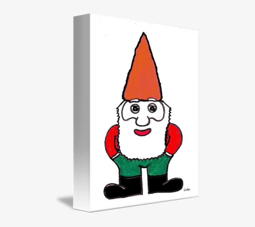 Santa Gnome By Nan Wright Library - Gnome, transparent png download