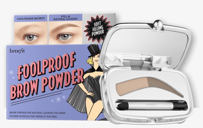 Foolproof Eyebrow Powder Gives You Natural, Fuller - Benefit Cosmetics Foolproof Brow Powder, transparent png download