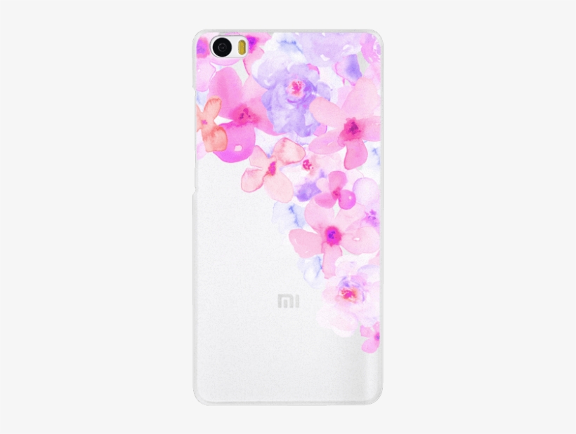 Bright Purple Watercolor Flowers Painted Floral Design - Hydrangea, transparent png download