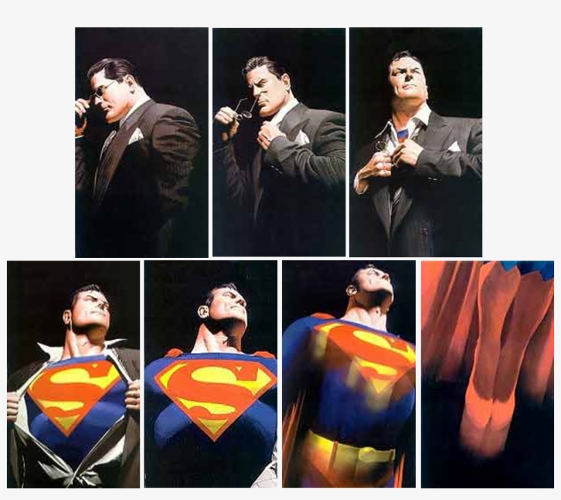 Superman Painted 6-12 - Superman Canvases By Entertainart - Superman Reveal, transparent png download