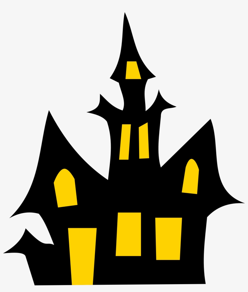 Halloween Transparent Png Pictures - Haunted House Clipart, transparent png download
