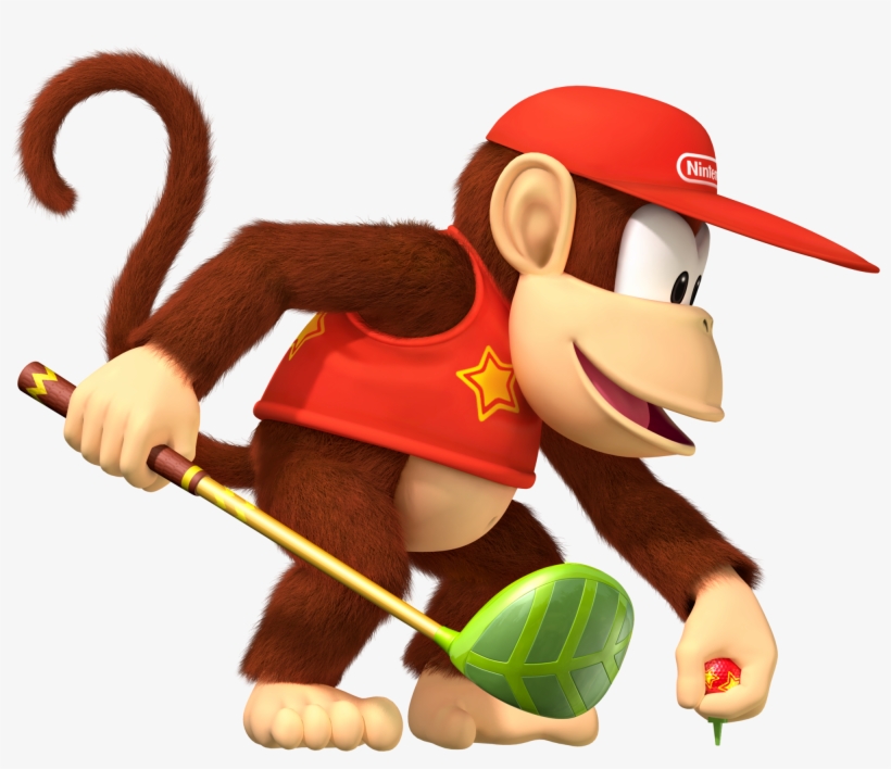 Mario Golf Png - Mario Golf World Tour Diddy Kong, transparent png download