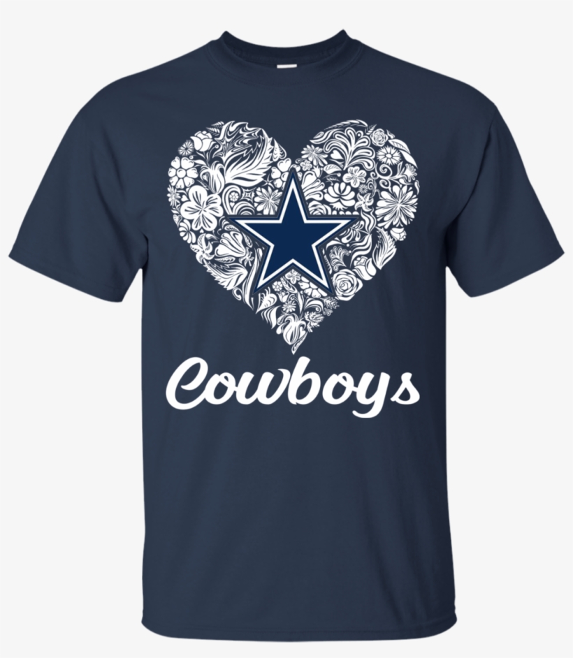Dallas Cowboys Lace Heart With Logo Shirt, Hoodie - Tottenham Hotspurs Tshirts, transparent png download