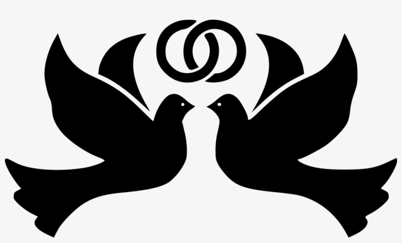 Bird Birds Dove Doves Flight Fly Flying Peace Ring - Doves Icon Png, transparent png download