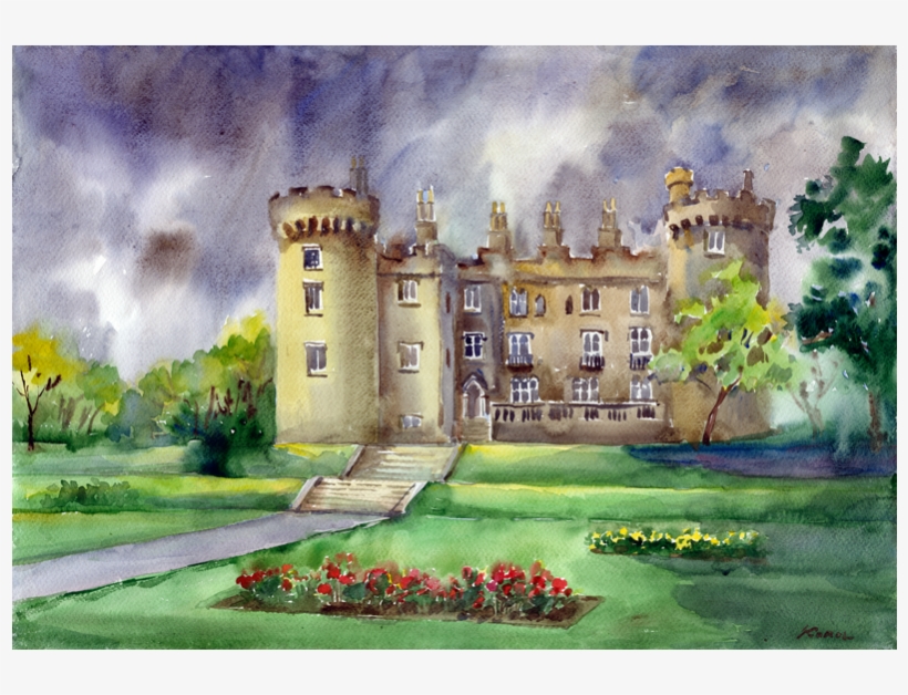 Rose Garden" Original Watercolour - Kilkenny, transparent png download