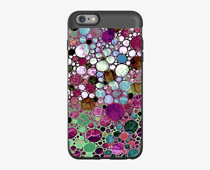 Burgundy Bubble Abstract - Iphone 10 Abstract Case, transparent png download