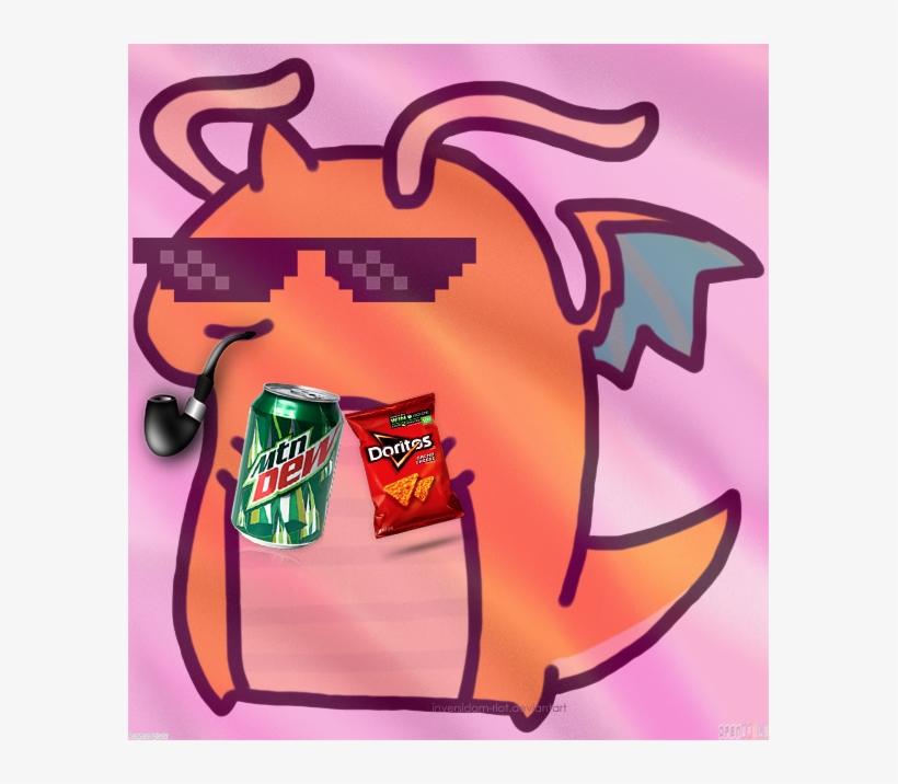 Dragonite Thug Life By Kawaiimudkip-d97w2i5 - Fancy Dragonite, transparent png download