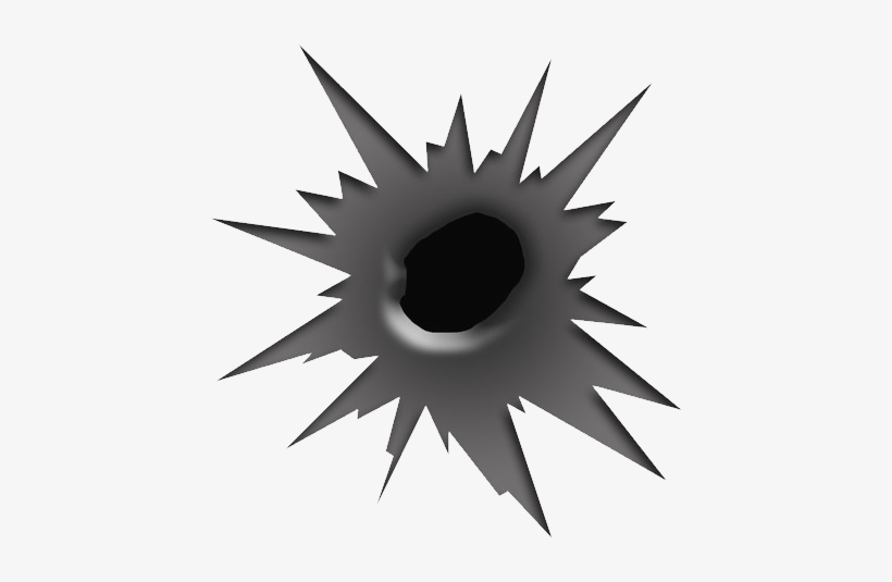Bullet Shot Hole Png Image - Portable Network Graphics, transparent png download