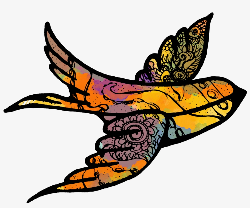 Sparrow Tattoo Outline - Sarı Kırlangıçlar Hanı Bahadır Arıcı Baygenç Ajans, transparent png download