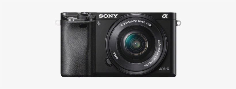 Image - Sony Alpha A6000 24.3 Mp Camera - 16-50mm Power Zoom, transparent png download