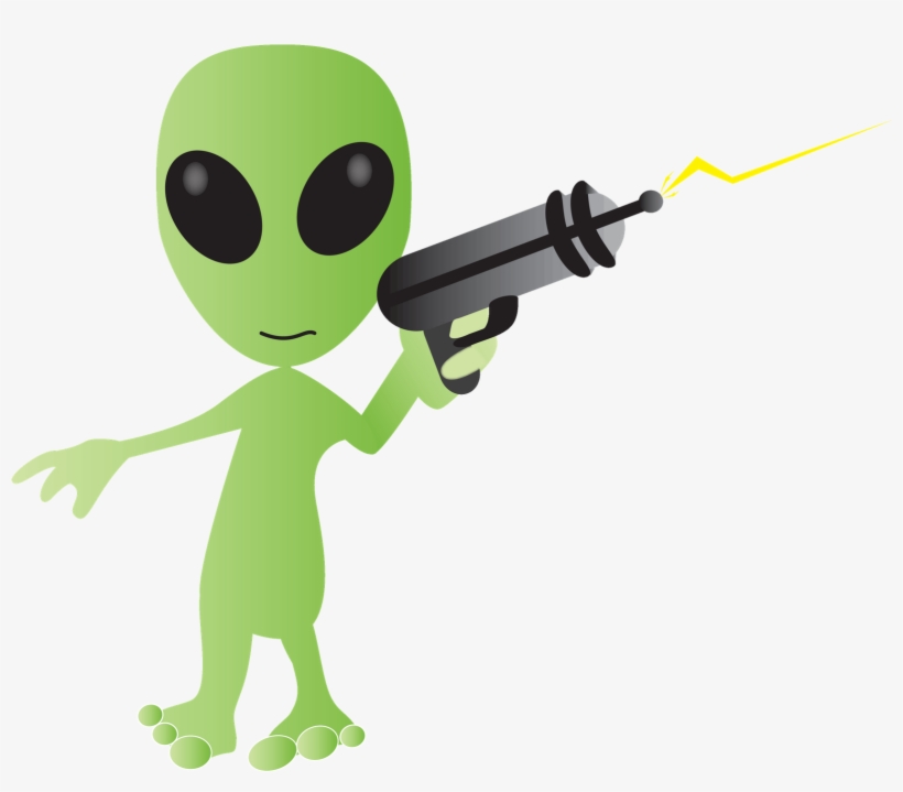 Alien Transparent Background - Alien Cartoon No Background Transparent