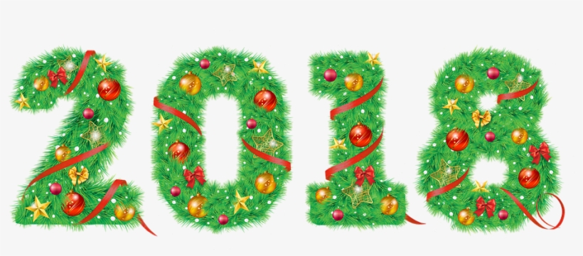 Merry Christmas And Happy New Year From Homestead - Новым Годом 2018 Пнг, transparent png download