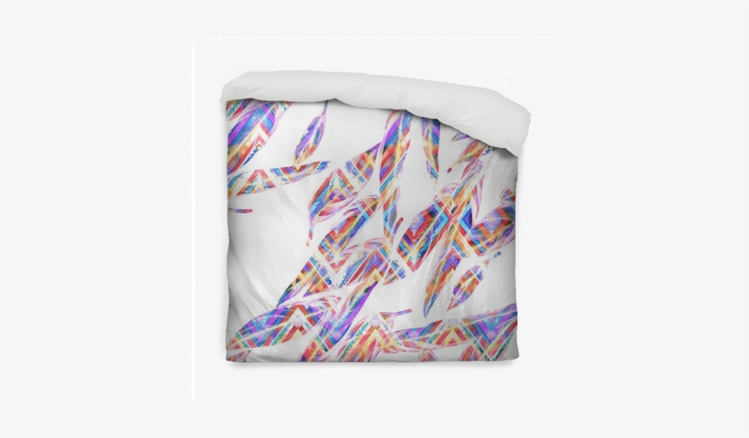 Colorful Watercolor Leaves Of Exotic Calathea Whitestar - Watercolor Painting, transparent png download